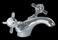 Faucets Chrome, Single Hole Cross Handle Faucet
