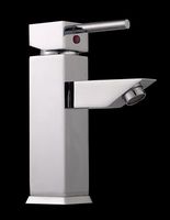 Faucets Chrome, Square 7-1/2" Single Lever Faucet