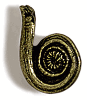 Fiddlehead Pewter Cabinet Knob/Pull