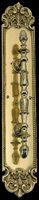 Fleur De Lis Door Pull w/ Backplate