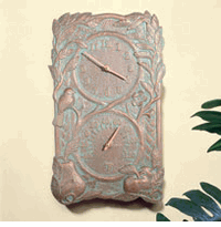 Fruit & Bird Combo Clock & Thermometer