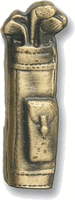 Golfer's Bag Sports Cabinet Pull
