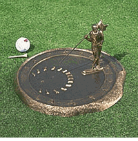 Golfer Sundial