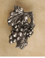 Grape Cluster Cabinet Knob/Pull In Pewter