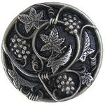 Grapevines Cabinet Knob, Antique Pewter