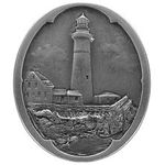 Guiding Lighthouse Cabinet Knob, Antique Pewter