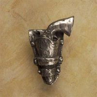 Gun & Holster Pewter Cabinet Knob/Pull (Right Face)