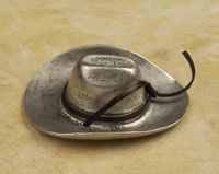 Hat With Hatband Pewter Cabinet Knob/Pull