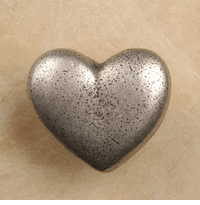 Heart Pewter Cabinet Knob/Pull
