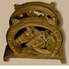 Horses Cast Iron Napkin Holder