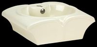 Horseshoe Crab Bone Vitreous China Over Counter Vessel Sink