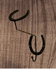 Horseshoe Hat & Coat Rack