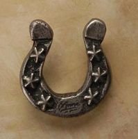 Horseshoe Pewter Cabinet Knob/Pull