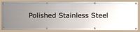 Kick Plate, Polished Stainless Steel Kickplate