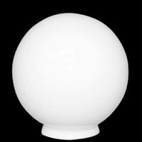 Lamp Shades Clear Glass, 12" Diameter Globe