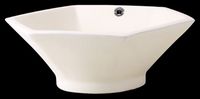 Langstroth Bone Vitreous China Over Counter Vessel sink