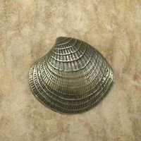 Large Clam Shell Pewter Cabinet Pull