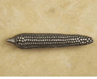 Large Corn Cob Cabinet Pull In Pewter