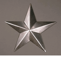 Large Star Artistic Metal Stamping