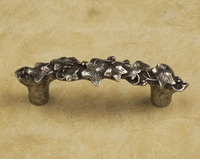 Leaves & Ivy Pewter Cabinet Pull 3" Center