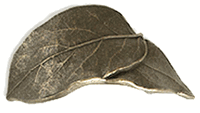 Lilac Leaf Cabinet Bin Pull