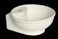 Lucille Large Bone Vitreous China Over Counter Vessel Sink