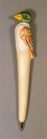 Mallard Duck Handcarved Wood Pen
