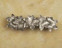 Maple Leaf Pewter Cabinet Pull