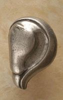 Mare II Horse Pewter Cabinet Knob/Pull (Left Face)