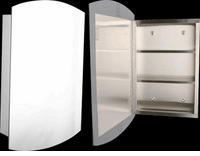 Medicine Chests Brushed Stainless Steel, Mirror Medicine Cabinet