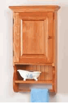 Medicine Chests Heirloom Pine, Colonial Cabinet
