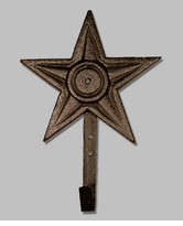 Medium Cast Iron Star W/Hanger