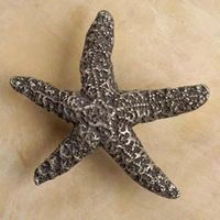 Medium Starfish Knob/Pull In Pewter