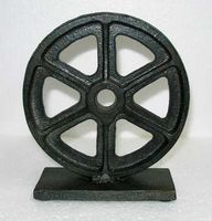 Metal Cog Wheel Paperweight
