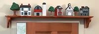 Miniatures Multi Ceramic, Woodstock Village 8 piece Set