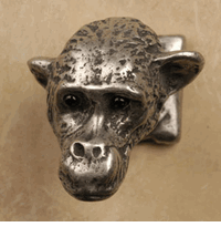 Monkey Head Pewter Cabinet Knob/Pull