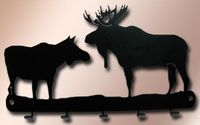 Moose Family Key Holder, 5 Hook