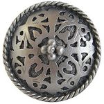 Moroccan Jewel Cabinet Knob, Antique Pewter
