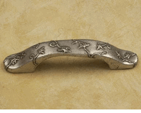 New English Ivy Cabinet Pull In Pewter