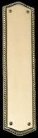 Oval Rope Edge Door Push Plate