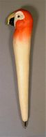 Parrot Head Handcarved Wood Pen