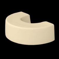 Pedestal Sink Riser, Bone China 4" High
