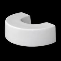 Pedestal Sink Riser, White China 4" High