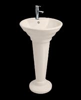 Pedestal Sinks Bone Vitreous China, Olympia in Bone