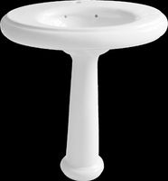 Pedestal Sinks White Vitreous China, Clemson White Pedestal Sink