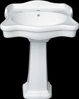 Pedestal Sinks White Vitreous China, Crossway White Pedestal Sink