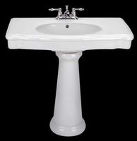 Pedestal Sinks White Vitreous China, Darbyshire Pedestal Sink, white