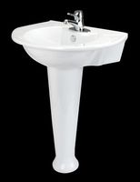 Pedestal Sinks White Vitreous China, Georgian