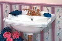 Pedestal Sinks White Vitreous China, Legend Cloak Room Basin