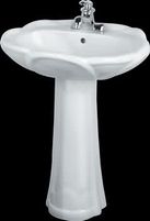 Pedestal Sinks White Vitreous China, Midsummer White Pedestal Sink